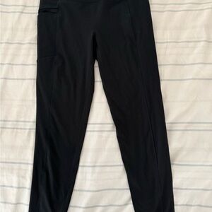 Avalanche Black Fleece Lined Leggings